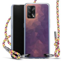 New Carry Case Transparent Stoff colourful/silber