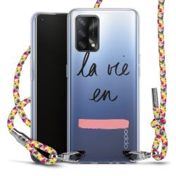 New Carry Case Transparent Stoff colourful/silber