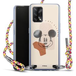 New Carry Case Transparent Stoff colourful/silber