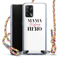 New Carry Case Transparent Stoff colourful/silber