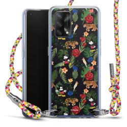 New Carry Case Transparent Stoff colourful/silber