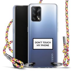 New Carry Case Transparent Stoff colourful/silber