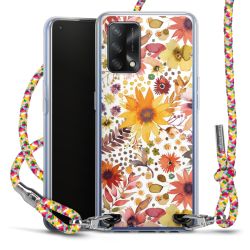 New Carry Case Transparent Stoff colourful/silber