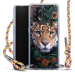 New Carry Case Transparent Stoff colourful/silber