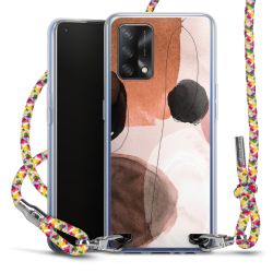 New Carry Case Transparent Stoff colourful/silber