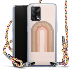 New Carry Case Transparent Stoff colourful/silber