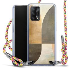 New Carry Case Transparent Stoff colourful/silber