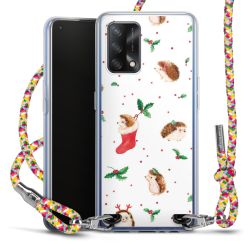 New Carry Case Transparent Stoff colourful/silber