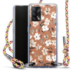 New Carry Case Transparent Stoff colourful/silber