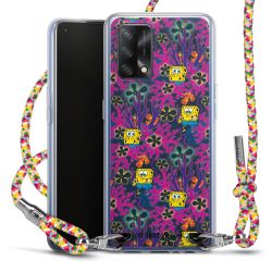 New Carry Case Transparent Stoff colourful/silber