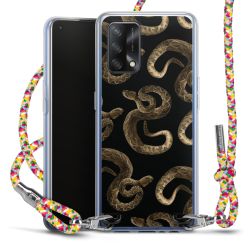 New Carry Case Transparent Stoff colourful/silber