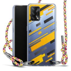 New Carry Case Transparent Stoff colourful/silber