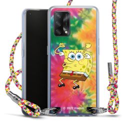 New Carry Case Transparent Stoff colourful/silber