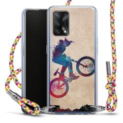 New Carry Case Transparent Stoff colourful/silber