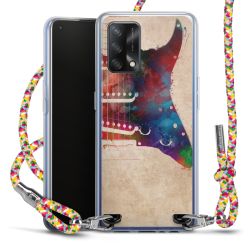 New Carry Case Transparent Stoff colourful/silber