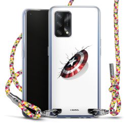 New Carry Case Transparent Stoff colourful/silber