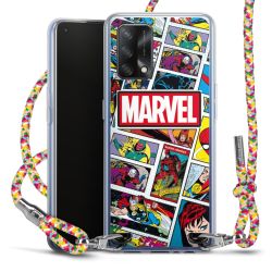 New Carry Case Transparent Stoff colourful/silber