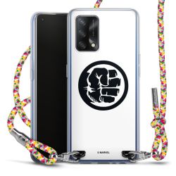 New Carry Case Transparent Stoff colourful/silber