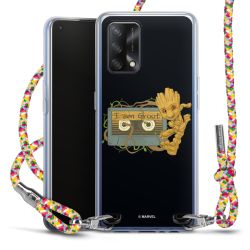 New Carry Case Transparent Stoff colourful/silber