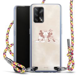 New Carry Case Transparent Stoff colourful/silber