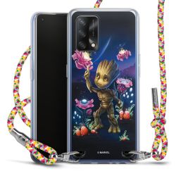 New Carry Case Transparent Stoff colourful/silber