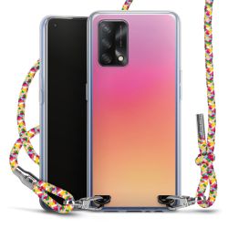 New Carry Case Transparent Stoff colourful/silber