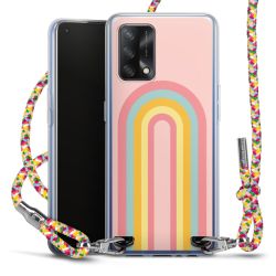 New Carry Case Transparent Stoff colourful/silber