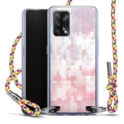 New Carry Case Transparent Stoff colourful/silber