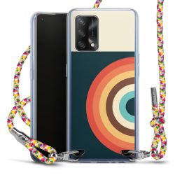 New Carry Case Transparent Stoff colourful/silber