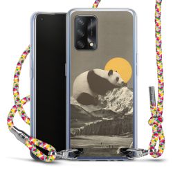 New Carry Case Transparent Stoff colourful/silber