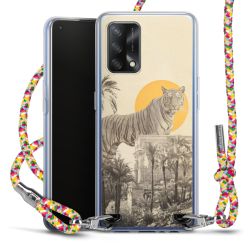 New Carry Case Transparent Stoff colourful/silber