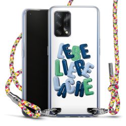 New Carry Case Transparent Stoff colourful/silber