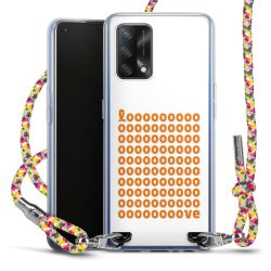 New Carry Case Transparent Stoff colourful/silber