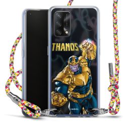 New Carry Case Transparent Stoff colourful/silber