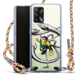 New Carry Case Transparent Stoff colourful/silber