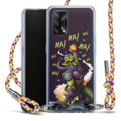 New Carry Case Transparent Stoff colourful/silber