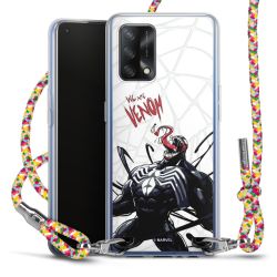 New Carry Case Transparent Stoff colourful/silber