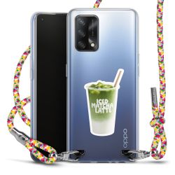 New Carry Case Transparent Stoff colourful/silber