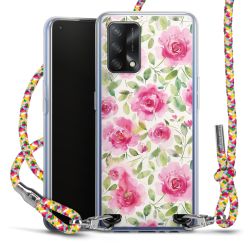 New Carry Case Transparent Stoff colourful/silber