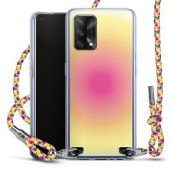 New Carry Case Transparent Stoff colourful/silber