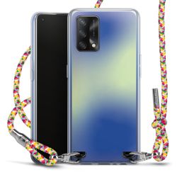 New Carry Case Transparent Stoff colourful/silber