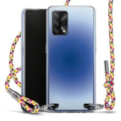 New Carry Case Transparent Stoff colourful/silber