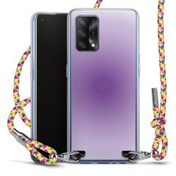 New Carry Case Transparent Stoff colourful/silber