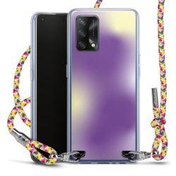 New Carry Case Transparent Stoff colourful/silber