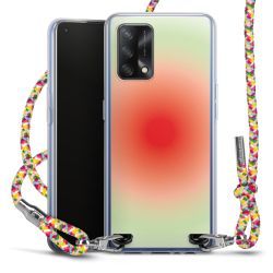 New Carry Case Transparent Stoff colourful/silber