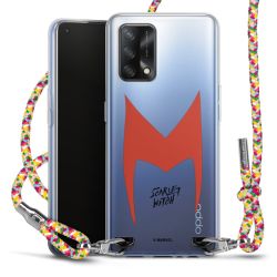 New Carry Case Transparent Stoff colourful/silber