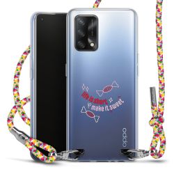 New Carry Case Transparent Stoff colourful/silber