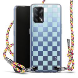 New Carry Case Transparent Stoff colourful/silber