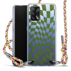 New Carry Case Transparent Stoff colourful/silber