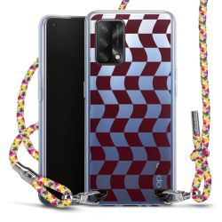 New Carry Case Transparent Stoff colourful/silber